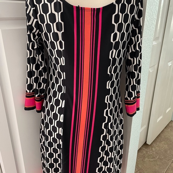 AB Studio Geo Design Dress NWT - Picture 4 of 8